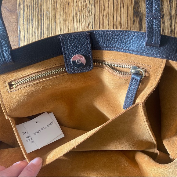 Mark and Graham Italian Suede Handbag - Picture 7 of 7